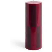 HAY Column Bougie Wine with Bordeaux Large Check | Large