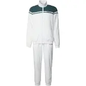 Sergio Tacchini Survêtement 'Riflesso' sapin / blanc