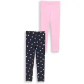 Tom Tailor Leggings bleu marine / violet / rose / blanc