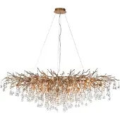 Paul Neuhaus Grand lustre Icicle laiton antique
