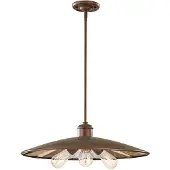FEISS Urban Renewal suspension bronze Feiss FE-URBANRWL-3P-E