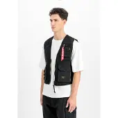 Alpha industries Veste Sans Manches de - Mesh Utility - Débardeur - S - XL - pour Homme - noir - Taille XL