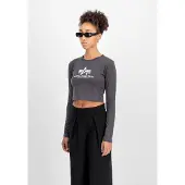 Alpha industries T-shirt anthracite / blanc