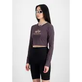 Alpha industries T-shirt jaune / violet / violet foncé