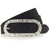 Tamaris Ceinture noir / argent / transparent