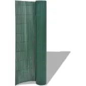 vidaXL Clôture Jardin Double Face Pvc 150x500 Cm Gris Vert Pvc 150x300 Cm