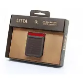 LITTA feu arrière énergie solaire noir