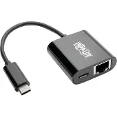 Eaton Corporation U436-06N-GB-C Adaptateur réseau USB-C vers Gigabit avec recharge USB-C PD