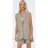 ONLY Gilet de costume 'LINDA' greige