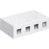 Goobay Boîtier Keystone - 4 ports -