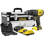 Stanley Tournevis St V20 Sfmcd715D2F 60Nm 2X2.0Ah +50Acc Boîtier métallique