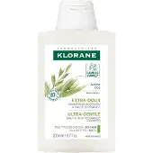 Klorane Shampooing à l'extrait d'avoine 200ml - Hydratation intense pour des cheveux soyeux & brillants