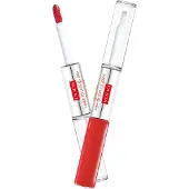 PUPA Milano Made to Last Lip Duo rouge à lèvres liquide longue tenue brillance teinte 001 - Hot Coral 2x4 ml