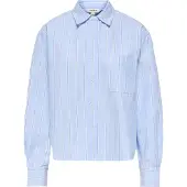 ONLY Chemisier 'ONLElowen' bleu / bleu clair / blanc