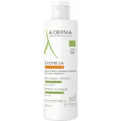 A-Derma Exomega Control Emollient Foaming Gel gel moussant adoucissant pour peaux sèches à atopiques 500 ml