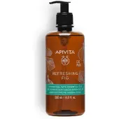 Apivita Refreshing Fig Shower Gel gel douche rafraîchissant aux huiles essentielles 500 ml