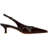 Manfield Escarpins marron