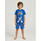 Sonic Pyjama 'Sonic Schlafanzug kurz' bleu