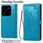 IMoshion Etui de télephone Mandala pour Xiaomi 14T - Turquoise