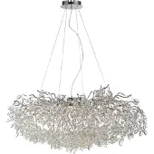 Paul Neuhaus Lustre Ricicle 120 cm chromé