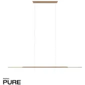 Paul Neuhaus Lampe suspendue design Pure Surface bronze 125cm
