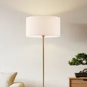 LumenXL Lampadaire avec abat-jour en tissu - Valya