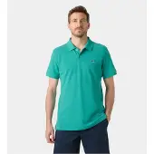 Helly Hansen pour homme. 54543 Polo vert Hudson (XL), Casuel, Coton, Manche courte