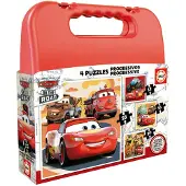 Educa Puzzle progressif CARS - Coffret de 4 puzzles - - 12-16-20-25 pièces
