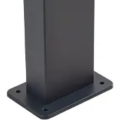LINDBY Luminaires d'extérieur , Kaliro, Noir, Terrasse, Aluminium, Moderne