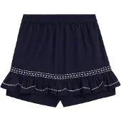 We fashion Jupe bleu marine / blanc