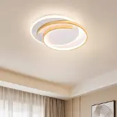 LumenXL Plafonnier design 2-lumières Reza avec LEDs dimmables - rond