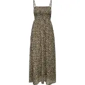 ONLY Robe 'ONLElena Vikki' beige / brocart / noir