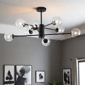 LumenXL Suspension design avec verre transparent - Idaho