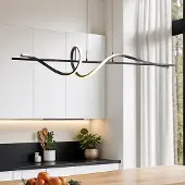 LumenXL Suspension design noire avec LEDs dimmables - Ches