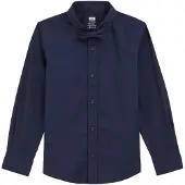 We fashion Chemise bleu foncé