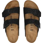 Birkenstock Mule 'Ciabatta Arizona' gris foncé / noir