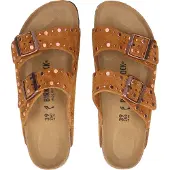 Birkenstock Arizona Femme - Tongues et Sandales, Marron - Taille 41 - Cuir suédé