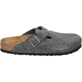 Birkenstock Sabots Boston Suede Narrow pour Uni
