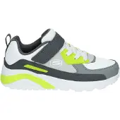 SKECHERS Baskets 'UNO LITE' anthracite / gris basalte / gris clair / pomme
