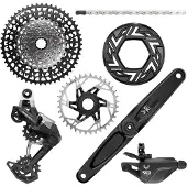 Sram Eagle 90 E-mtb Bosch Groupset Argenté 170 mm 36t / 10-52t