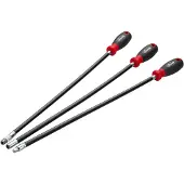 Vigor Jeu de tournevis , extra longs, flexibles V5485N longueur totale : 500 mm nombre d'outils : 18