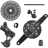 Sram X0 Axs Eagle E-mtb Bosch Groupset Argenté 160 mm 36t / 10-52t