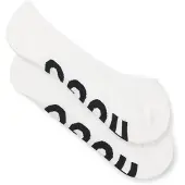 HUGO pour femme. 50549269 Set 2 Paires de Chaussettes Logo blanc (39-40), Homewear, Coton