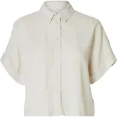 SELECTED WOMEN Chemisier 'Viva' gris clair