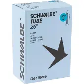 Schwalbe Chambre à air vélo - - SCV12 - 26/27.5 pouces - Butyle - Valve Presta - 40 mm - 140 gr - Clair