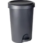 Eda Plastiques Poubelle Stepy 27l Poubelle à Pédale Anthracite - Eda