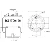 FEBI BILSTEIN Soufflet à air, suspension pneumatique 170919