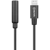 Boya Adaptateur By-k3 3.5mm Female Trrs Male Lightning Cable