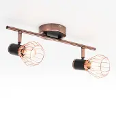LumenXL Plafonnier Vivian à 2 lumières - cuivre