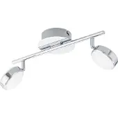 Eglo 95629 Salto LED Spot 2x5,4W acier chrome
